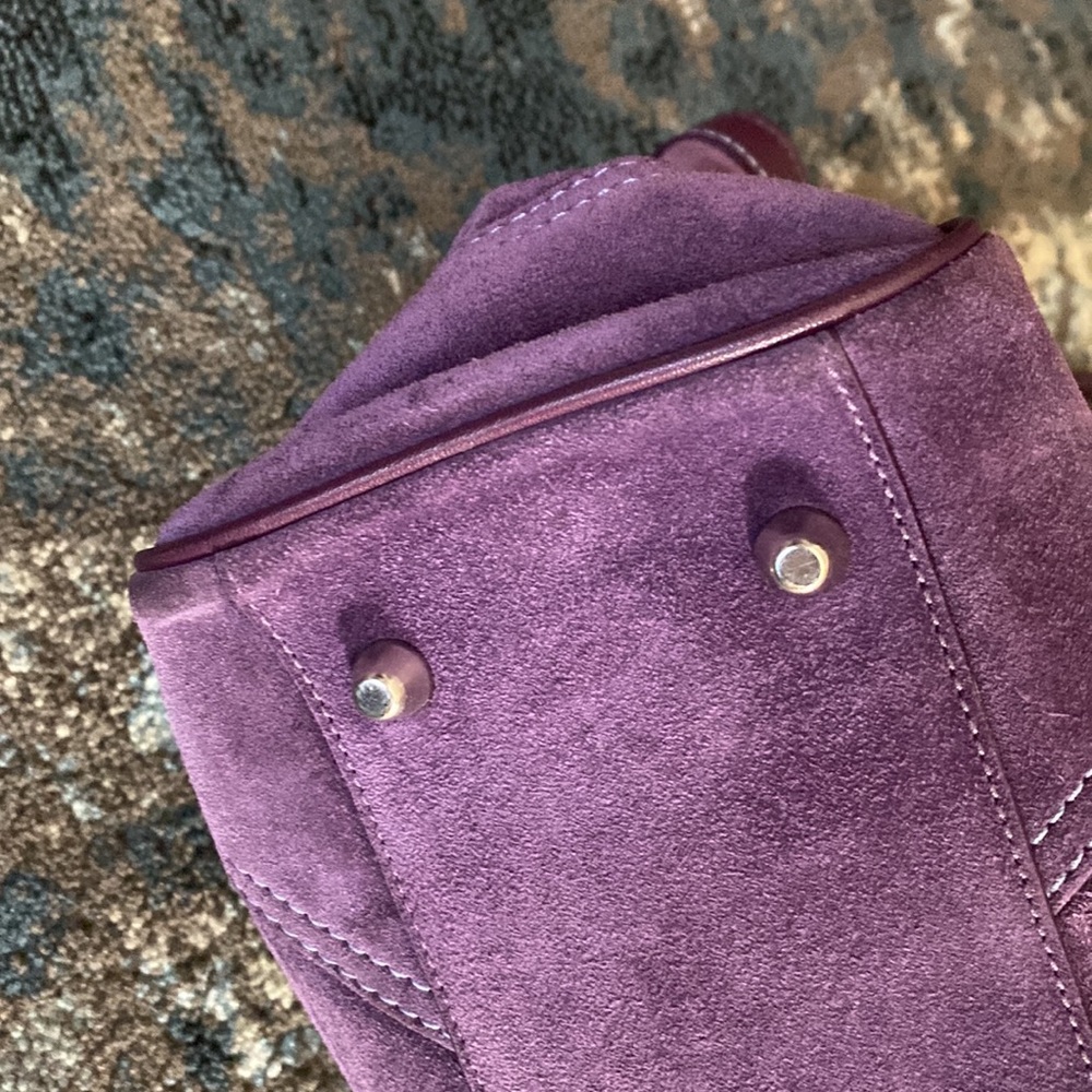 Excellent Vintage Coach Suede bag - Picture 8 of 15